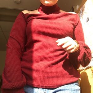 Dark Red sweater, only worn once